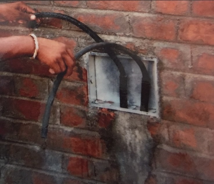 How many separate inlets / outlers should be provided for when installting the TermiPore Reticulation System?